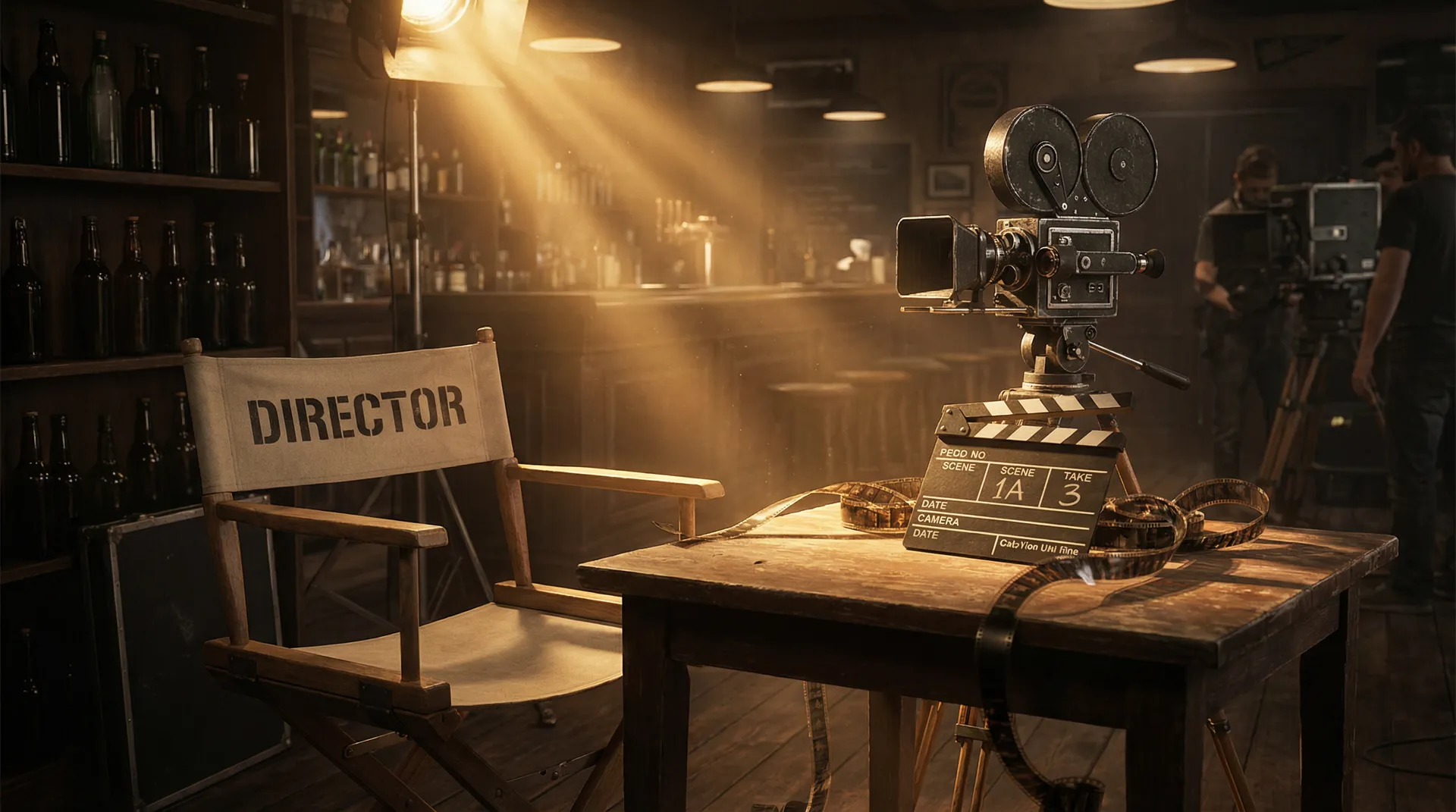 电影拍摄幕后场景 - 导演椅与场记板 想要叉叉8m3u 幕后故事